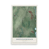 South Hackensack, New Jersey map print, 12" x 18" Archival Matte Print mockup