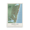 Spring Lake, New Jersey map print, 12" x 18" Archival Matte Print mockup
