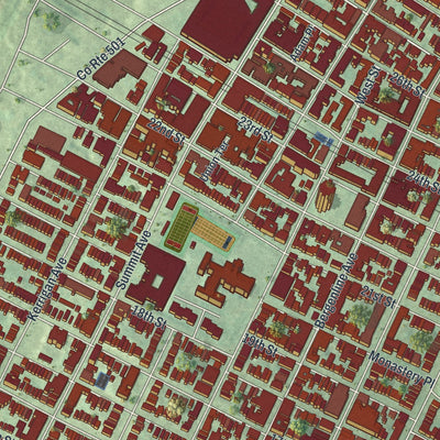 Close-up 1 of the Union City, New Jersey map artwork