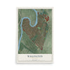 Wallington, New Jersey map print, 12" x 18" Archival Matte Print mockup