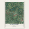 Whitehouse, New Jersey map print, the full design