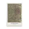 Map of Alamogordo, New Mexico, 12 x 18 inch unframed archival matte print