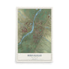 Map of Bernalillo, New Mexico, 12 x 18 inch unframed archival matte print