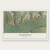 Cuartelez, New Mexico map print, the full design
