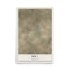 Map of Dora, New Mexico, 12 x 18 inch unframed archival matte print