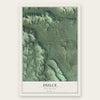 Dulce, New Mexico map print, the full design
