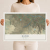 Map of Hatch, New Mexico, 12 x 18 inch unframed archival matte print