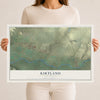 Map of Kirtland, New Mexico, 12 x 18 inch unframed archival matte print