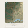 La Joya, New Mexico map print, the full design