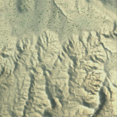 Close-up of the map of La Puebla, New Mexico print showing street and building detail