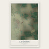 La Union, New Mexico map print, the full design