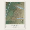 La Villita, New Mexico map print, the full design