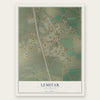 Lemitar, New Mexico map print, the full design