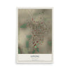 Map of Loving, New Mexico, 12 x 18 inch unframed archival matte print