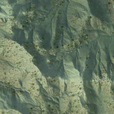 Close-up of the map of Mora, New Mexico print showing street and building detail
