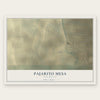 Pajarito Mesa, New Mexico map print, the full design