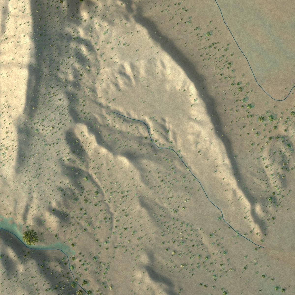 Close-up of the map of San Ysidro, New Mexico print showing street and building detail