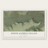 South Acomita Village, New Mexico map print, the full design