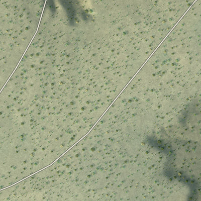 Close-up of the map of South Acomita Village, New Mexico print showing street and building detail