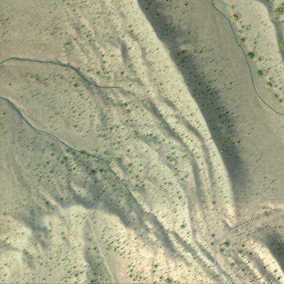 Close-up of the map of Sundance, New Mexico print showing street and building detail