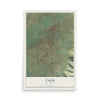 Map of Taos, New Mexico, 12 x 18 inch unframed archival matte print