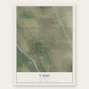 Vado, New Mexico map print, the full design