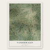 Vanderwagen, New Mexico map print, the full design