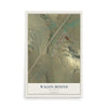 Map of Wagon Mound, New Mexico, 12 x 18 inch unframed archival matte print