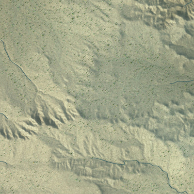 Close-up of the map of Zia Pueblo, New Mexico print showing street and building detail