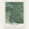 Double Spring, Nevada map print, the full design
