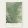 Dry Valley, Nevada map print, the full design