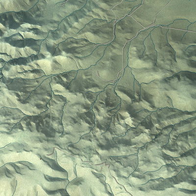 Second close-up of the map of Fernley, Nevada print showing more streets and buildings