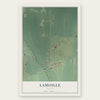 Lamoille, Nevada map print, the full design