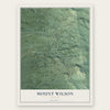 Mount Wilson, Nevada map print, the full design
