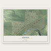 Osino, Nevada map print, the full design