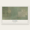 Rachel, Nevada map print, the full design