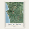 Round Hill Village, Nevada map print, the full design