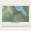 South Fork, Nevada map print, the full design