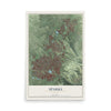 Map of Sparks, Nevada, 12 x 18 inch unframed archival matte print