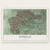 Summerlin, Nevada map print, the full design