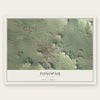 Tonopah, Nevada map print, the full design
