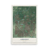 Amherst, New York map print, 12" x 18" Archival Matte Print mockup