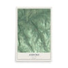 Ashford, New York map print, 12" x 18" Archival Matte Print mockup