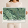 Ashland Town (Chemung County), New York map print, 12" x 18" Archival Matte Print mockup