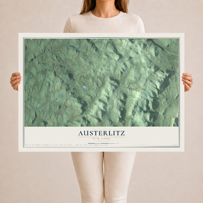Austerlitz, New York map print, 24" x 36" Archival Matte Print mockup