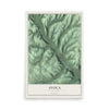 Avoca, New York map print, 12" x 18" Archival Matte Print mockup