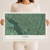 Cairo, New York map print, 12" x 18" Archival Matte Print mockup