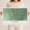 Caledonia, New York map print, 12" x 18" Archival Matte Print mockup