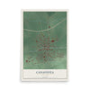 Canastota, New York map print, 12" x 18" Archival Matte Print mockup
