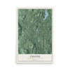 Map of Chester, Warren County, New York, 12 x 18 inch unframed archival matte print